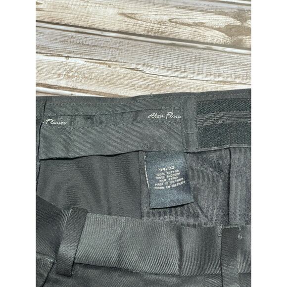 Alan Flusser Men’s Dress Pants Size 34x29 (hemmed) Black Excellent Condition - Picture 5 of 5